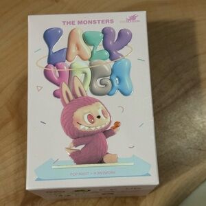 POP MART Lazi Niga Purple Plush Monster Figure
